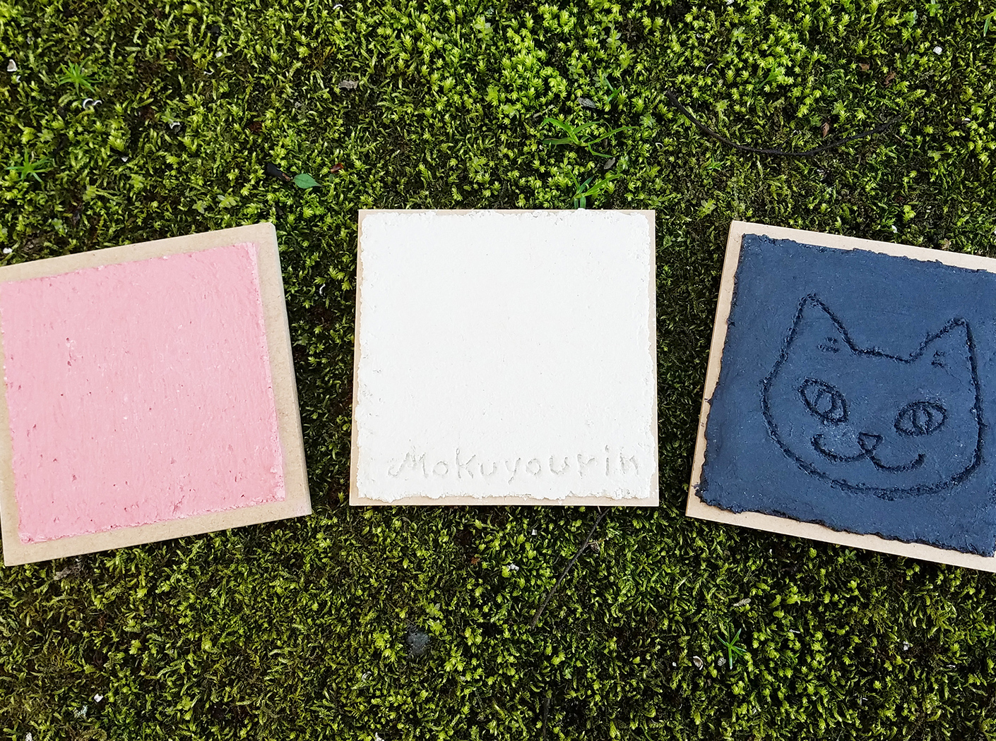 珪藻土コースター作り